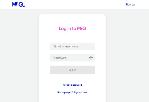 Step 1: Log in to your NetEnt casino account